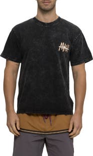 Maui & Sons Maui Tag Mineral Wash Cotton Graphic T-Shirt