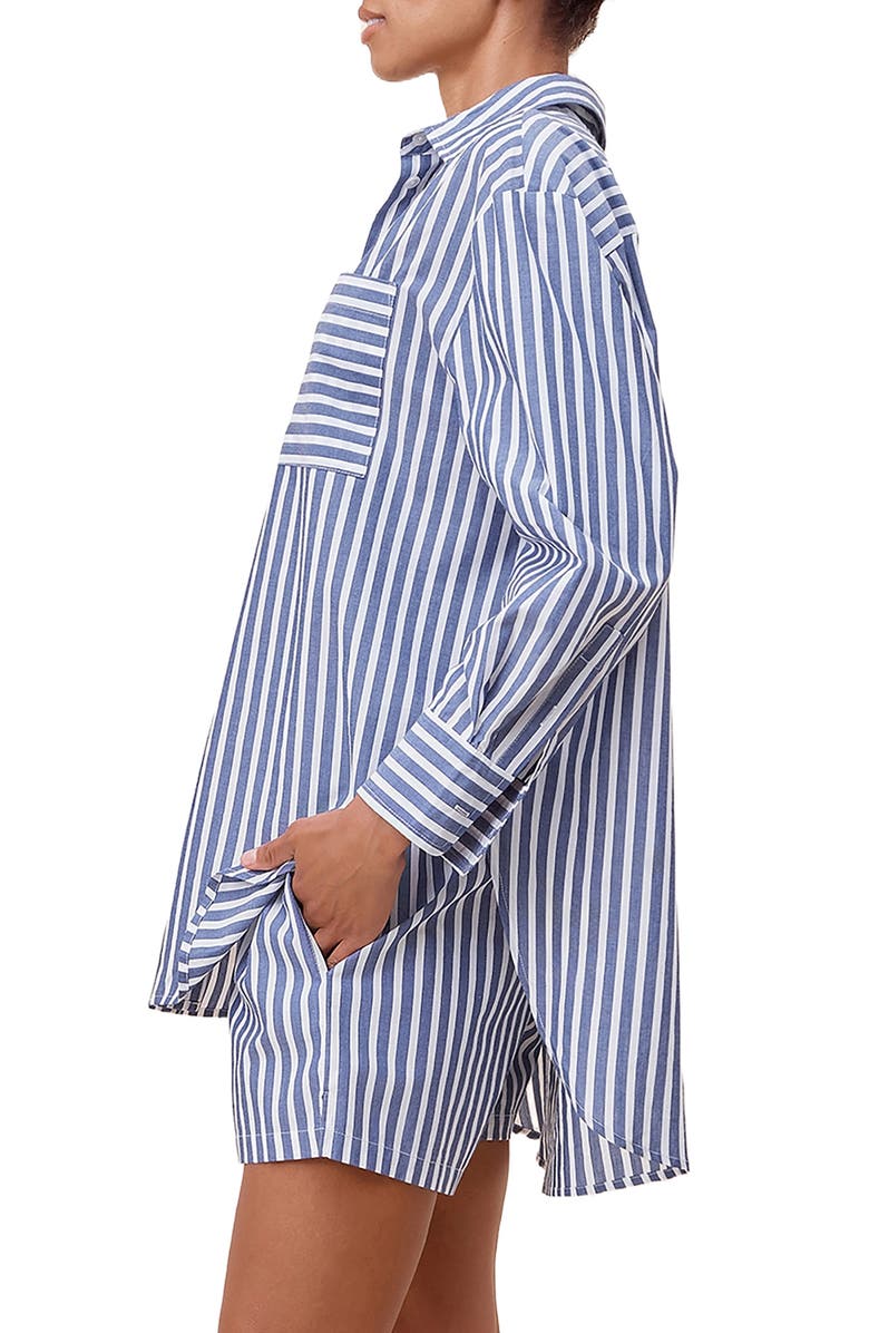 Papinelle Stripe Cotton Pajamas, Alternate, color,