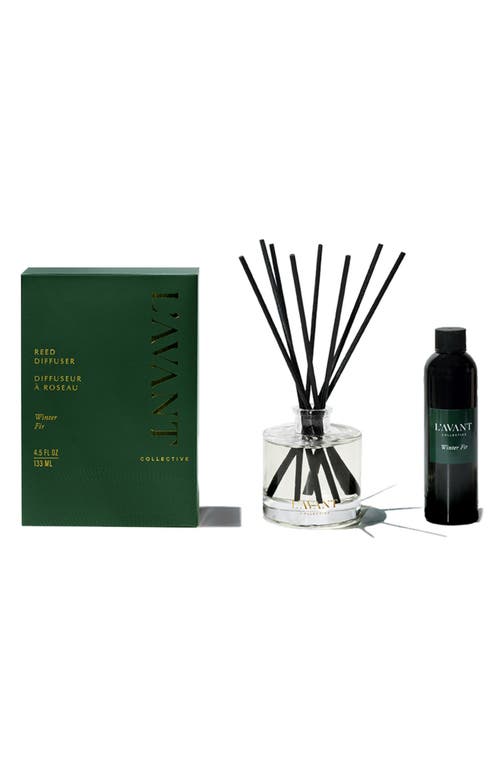 L'avant Collective Winter Fir Reed Diffuser In Green