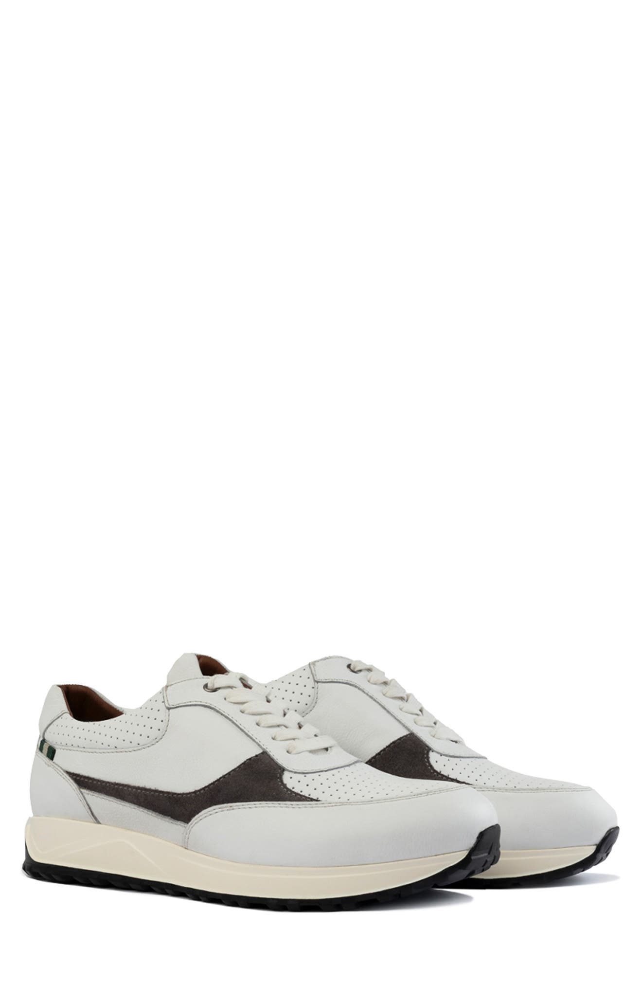 Murray Leather Sneaker, Main, color, WHITE MULTI