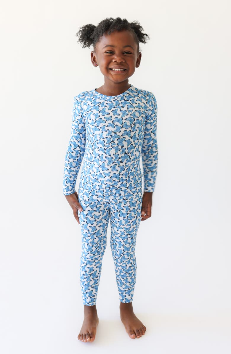 Posh Peanut Kid' Nayeli Fitted Two-Piece Pajamas, Alternate, color, 