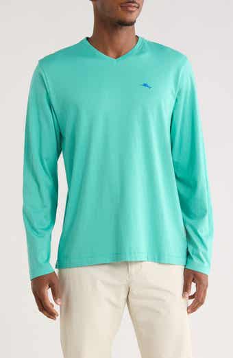 Tommy Bahama Bali Skyline Long Sleeve V-Neck T-Shirt