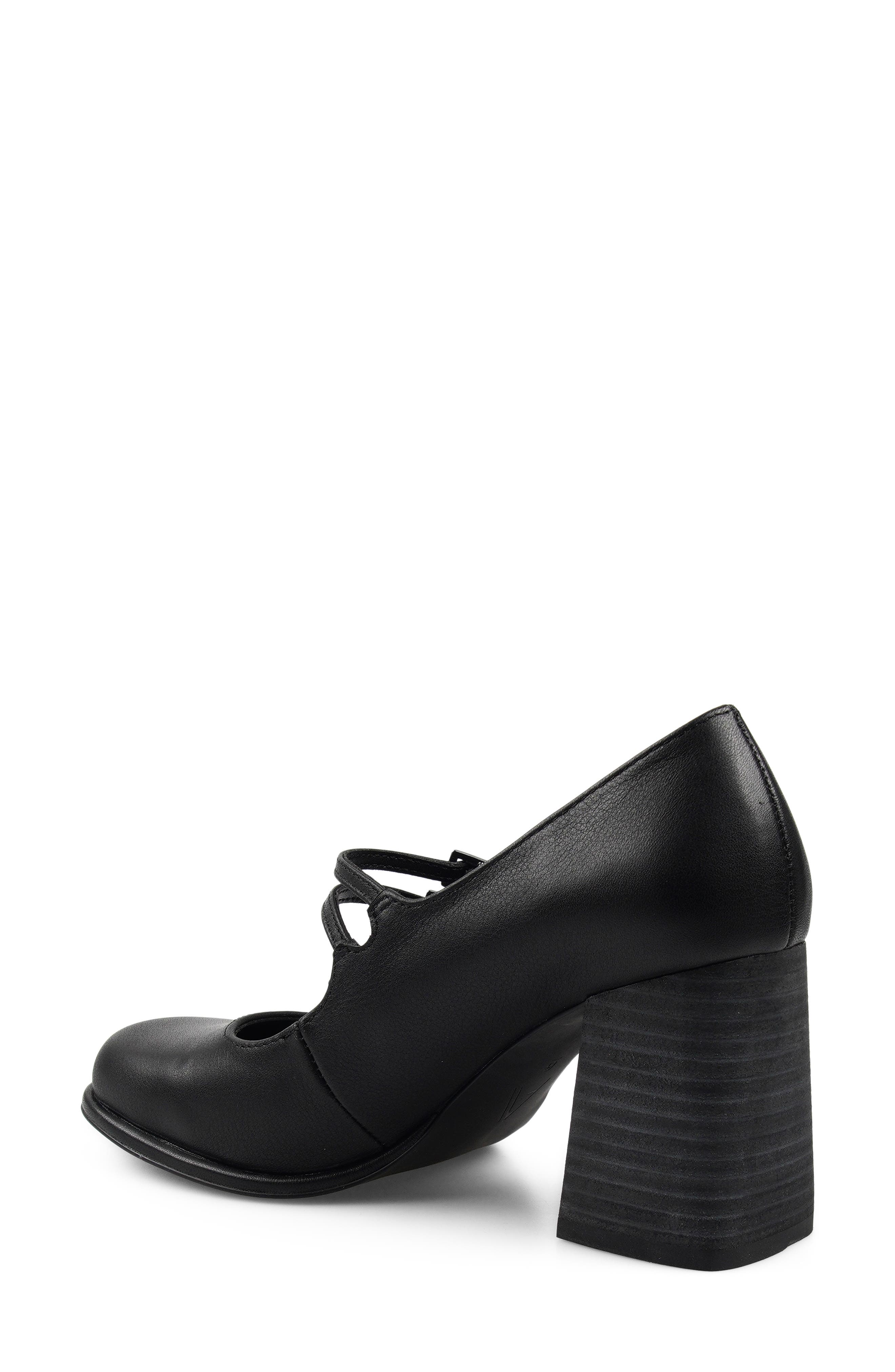 Artisan Crafted By Zigi Lazio Mary Jane Pump, Alternate, color, Black Leather