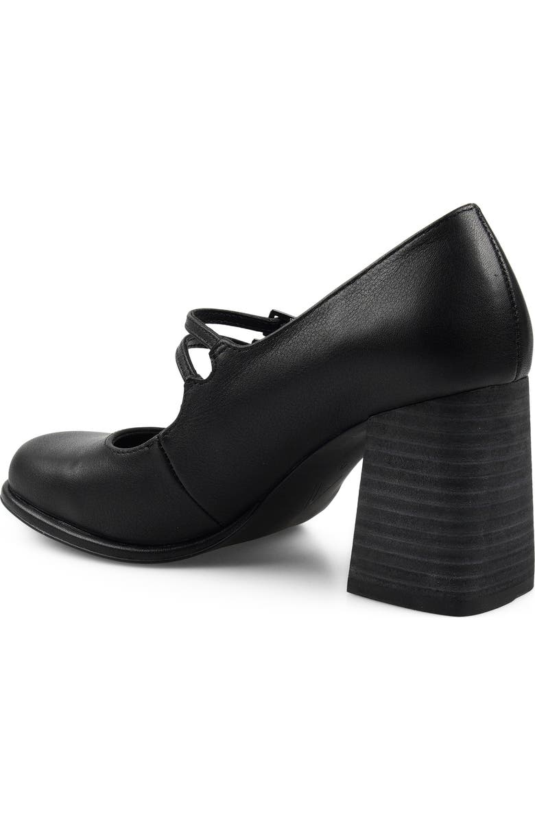 Artisan Crafted By Zigi Lazio Mary Jane Pump, Alternate, color, Black Leather