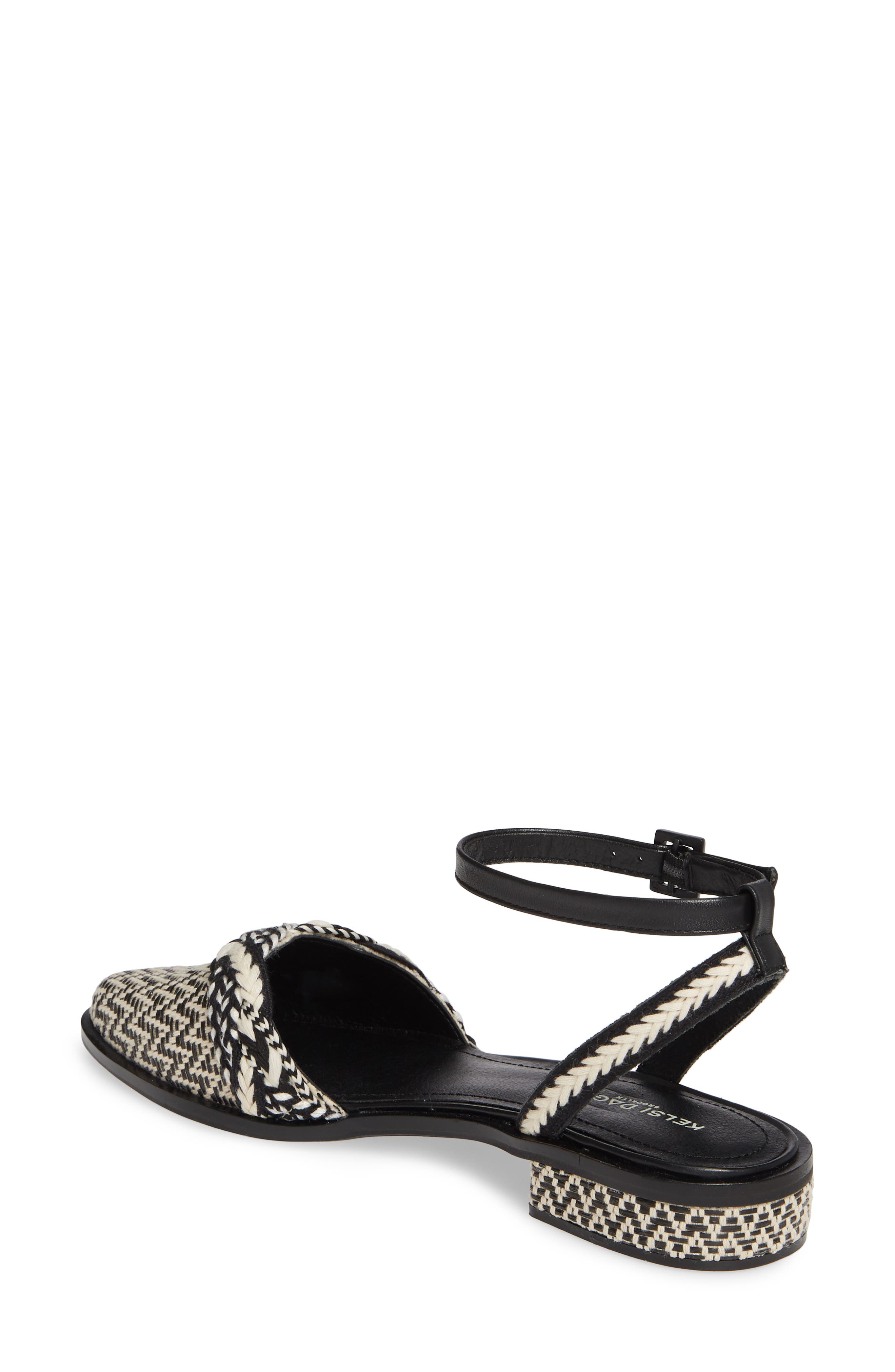 Kelsi Dagger Brooklyn Annalese Ankle Strap Flat, Alternate, color, 