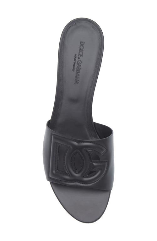 Dolce & Gabbana 'dg Logo Slides For Stylish In 80999 Black