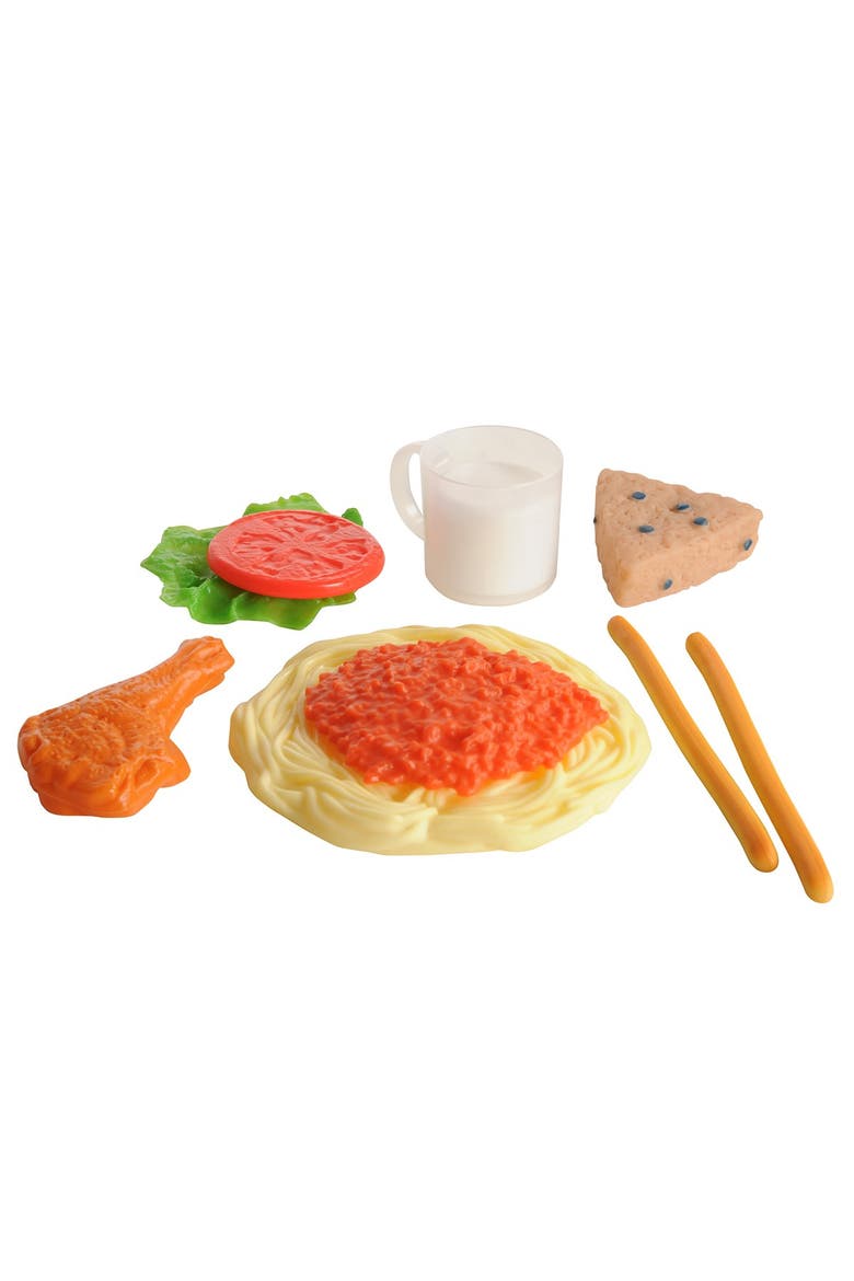 Life-size Pretend Play Dinner Meal Set - 24 Pieces, Alternate, color, Multicolored