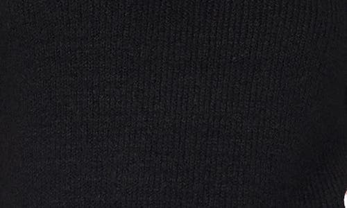 Cece Knit Crewneck Sweater In Black