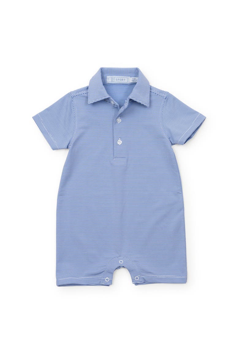 Austin Boys' Polo Shortall by LH Sport, Main, color, Blue Stripes