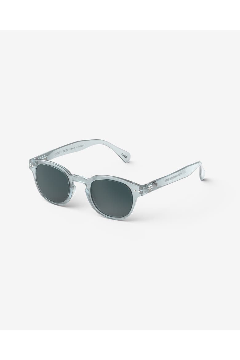 #C 47mm Square Sunglasses, Alternate, color, Frozen Blue