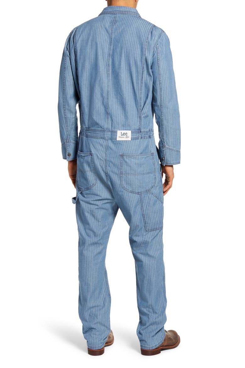 Union-All Slim Fit Coveralls, Alternate, color, ENGINEER STRIPE