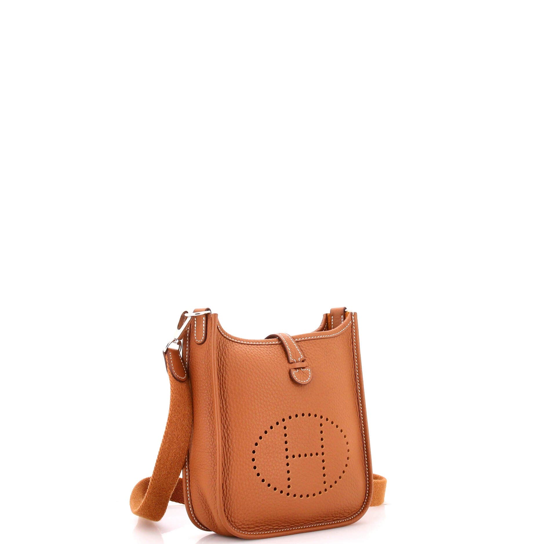 Pre-Owned Hermes Evelyne Bag Gen III Clemence TPM, Alternate, color, Gold