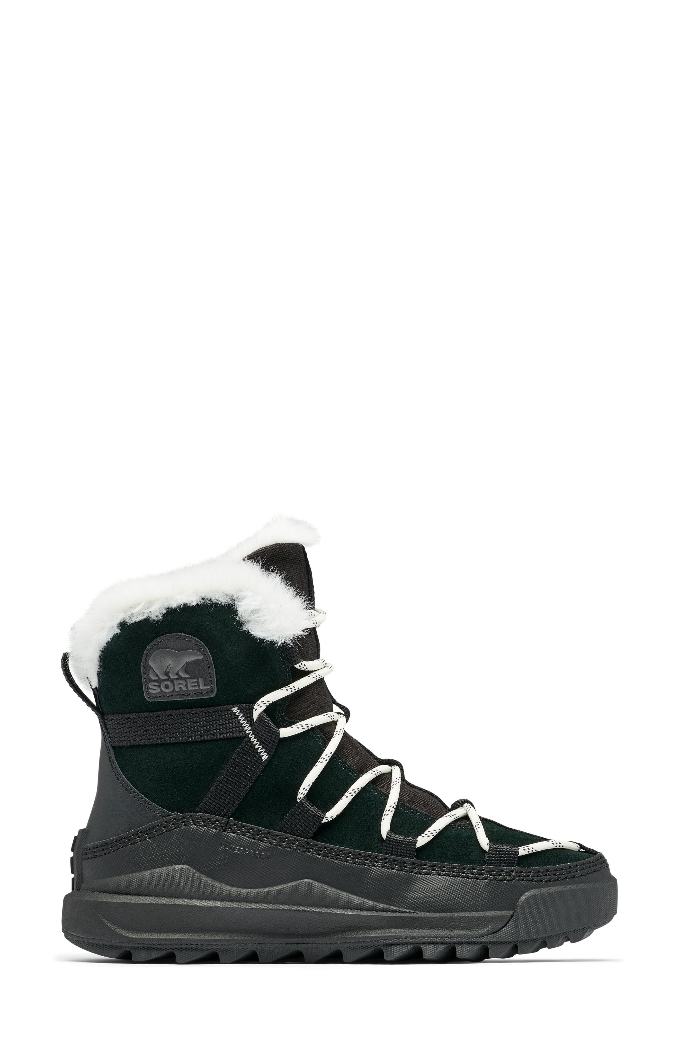 SOREL ONA<sup>™</sup> RMX Glacy Plus Waterproof Boot, Alternate, color, Black/ Sea Salt