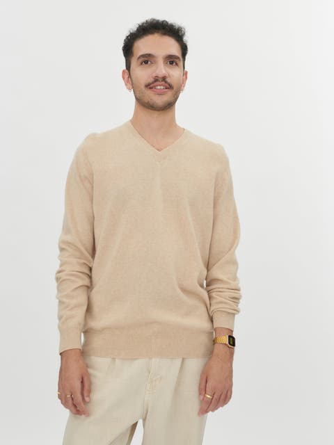 Men s Beige V Neck Sweaters Nordstrom