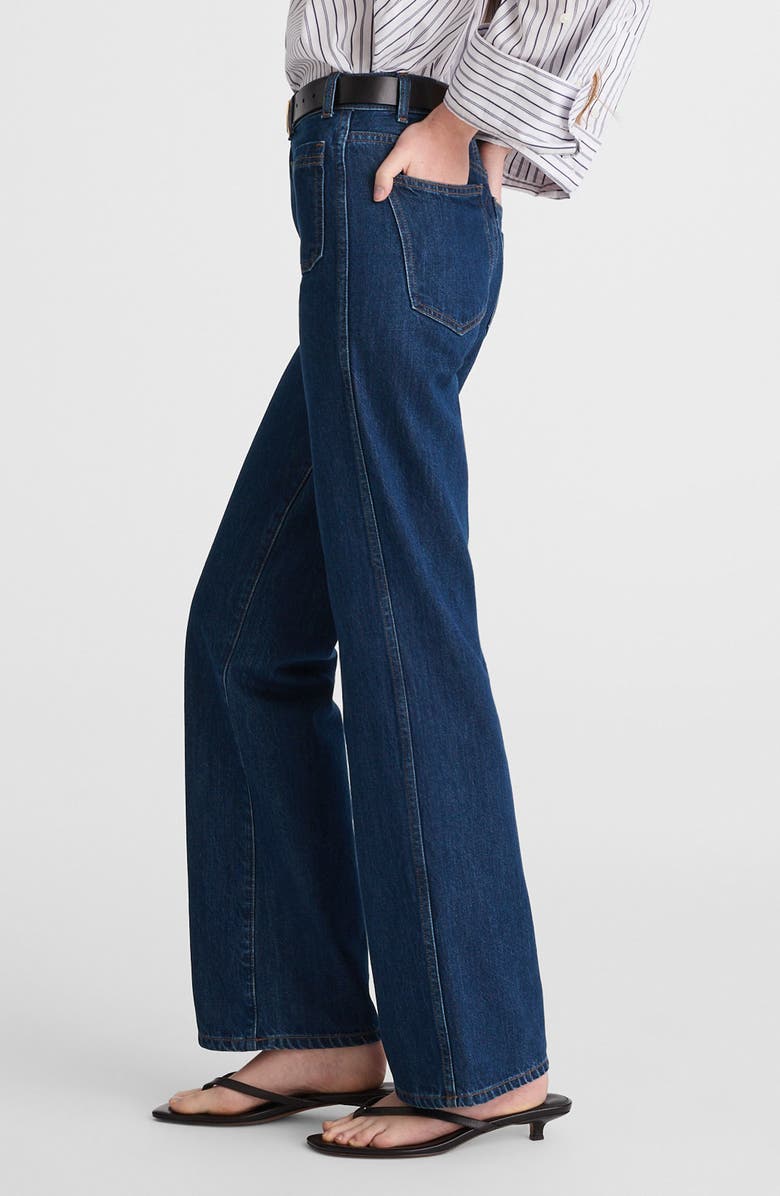 Madewell The Cleo Straight Jeans, Alternate, color, Plumville Wash