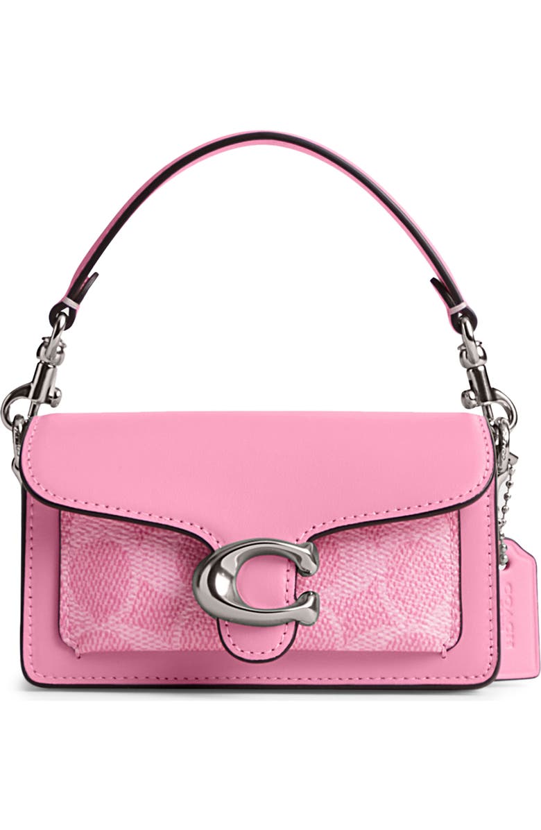 COACH Tabby Signature Canvas & Leather Shoulder Bag, Main, color,