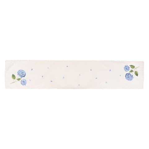 Summer Hydrangea Table Runner 14" x 72"