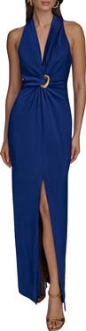 Donna Karan New York Twisted Sleeveless Gown