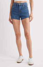 HIDDEN JEANS High Waist Cutoff Denim Shorts