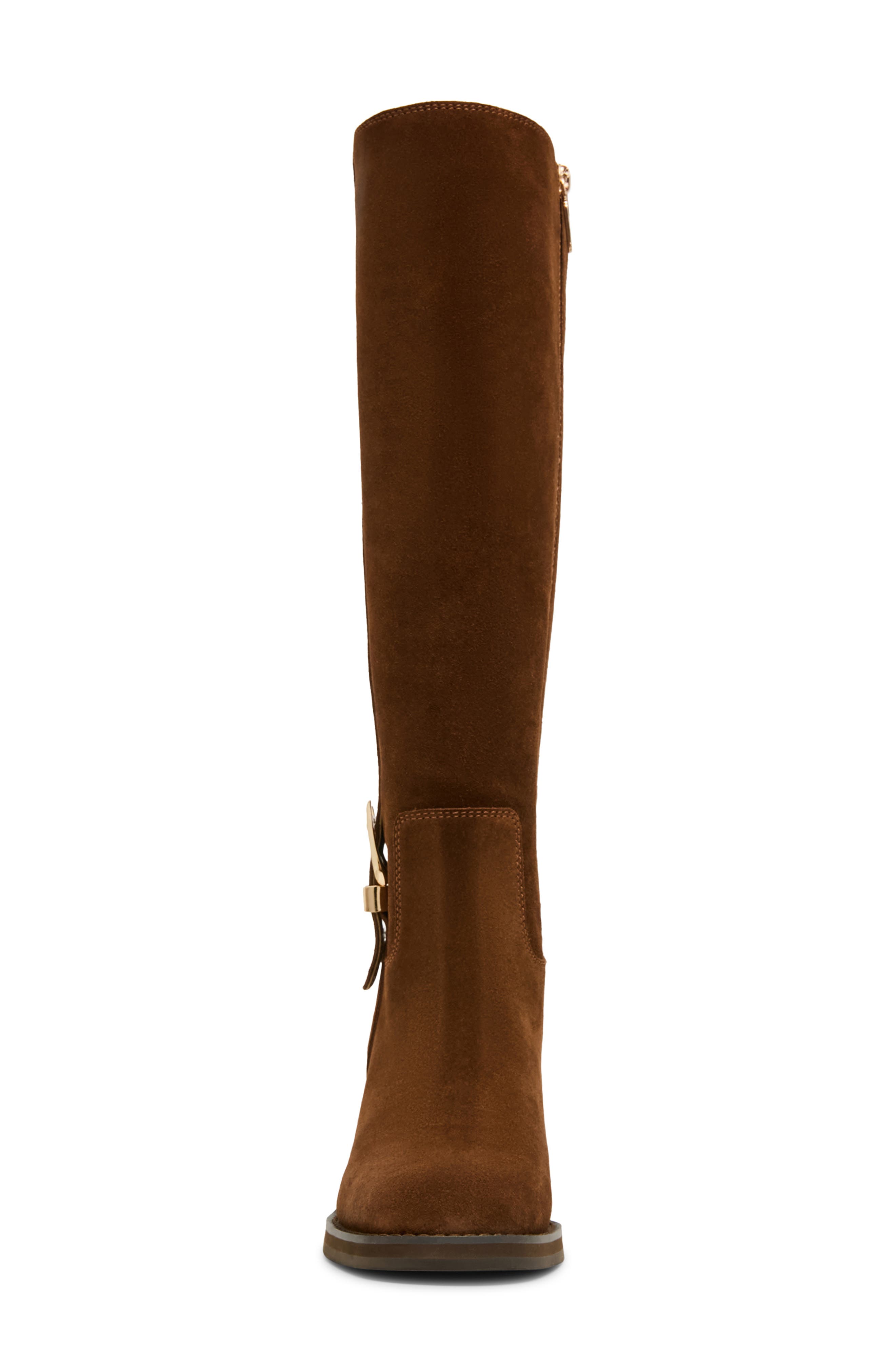 Nicky Waterproof Knee High Boot, Alternate, color, CHOCOLATE SUEDE