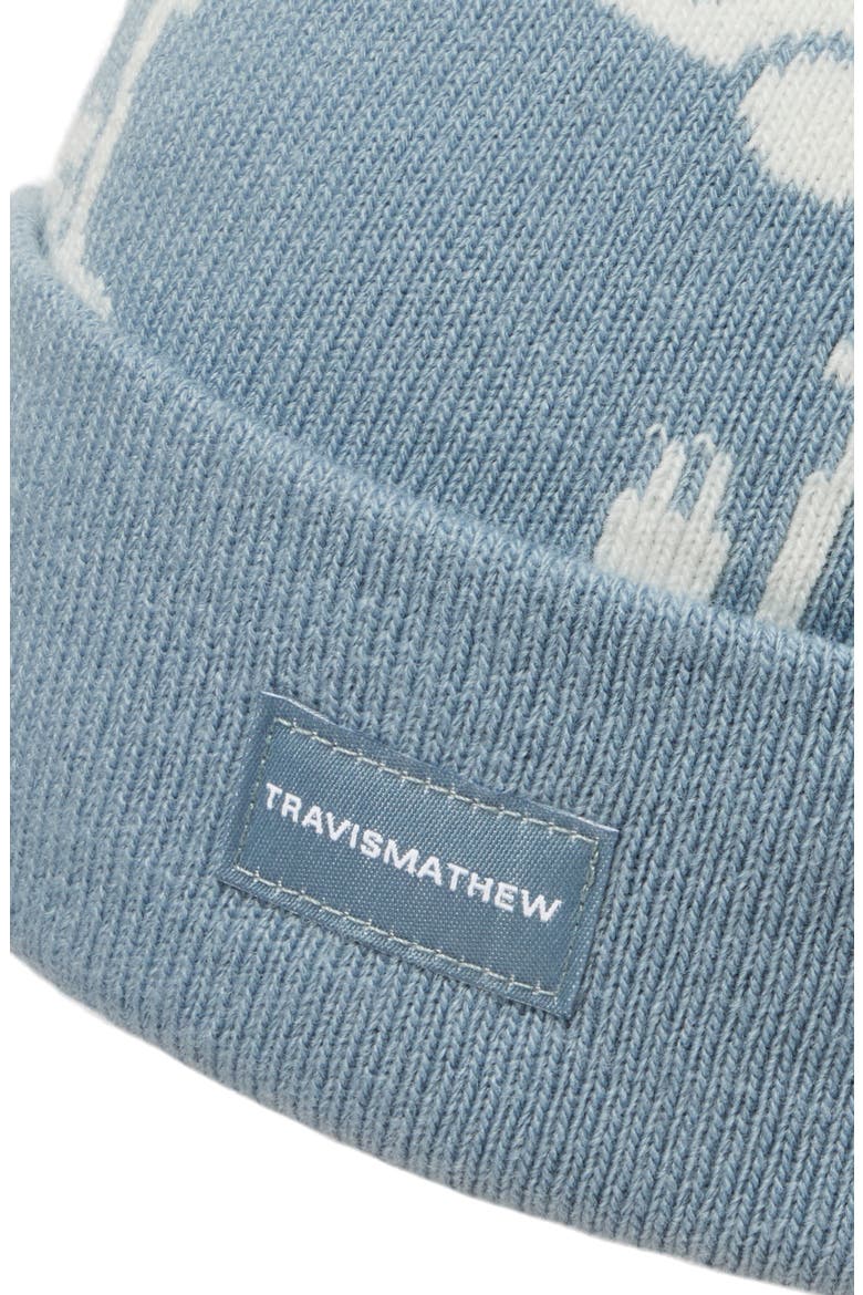 Mapes Pompom Beanie, Alternate, color, DUSTY BLUE