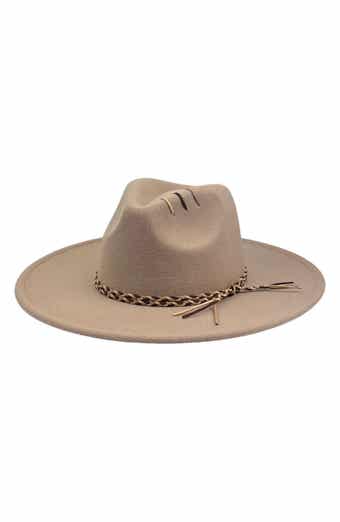 Wide Brim Felt Panama Hat