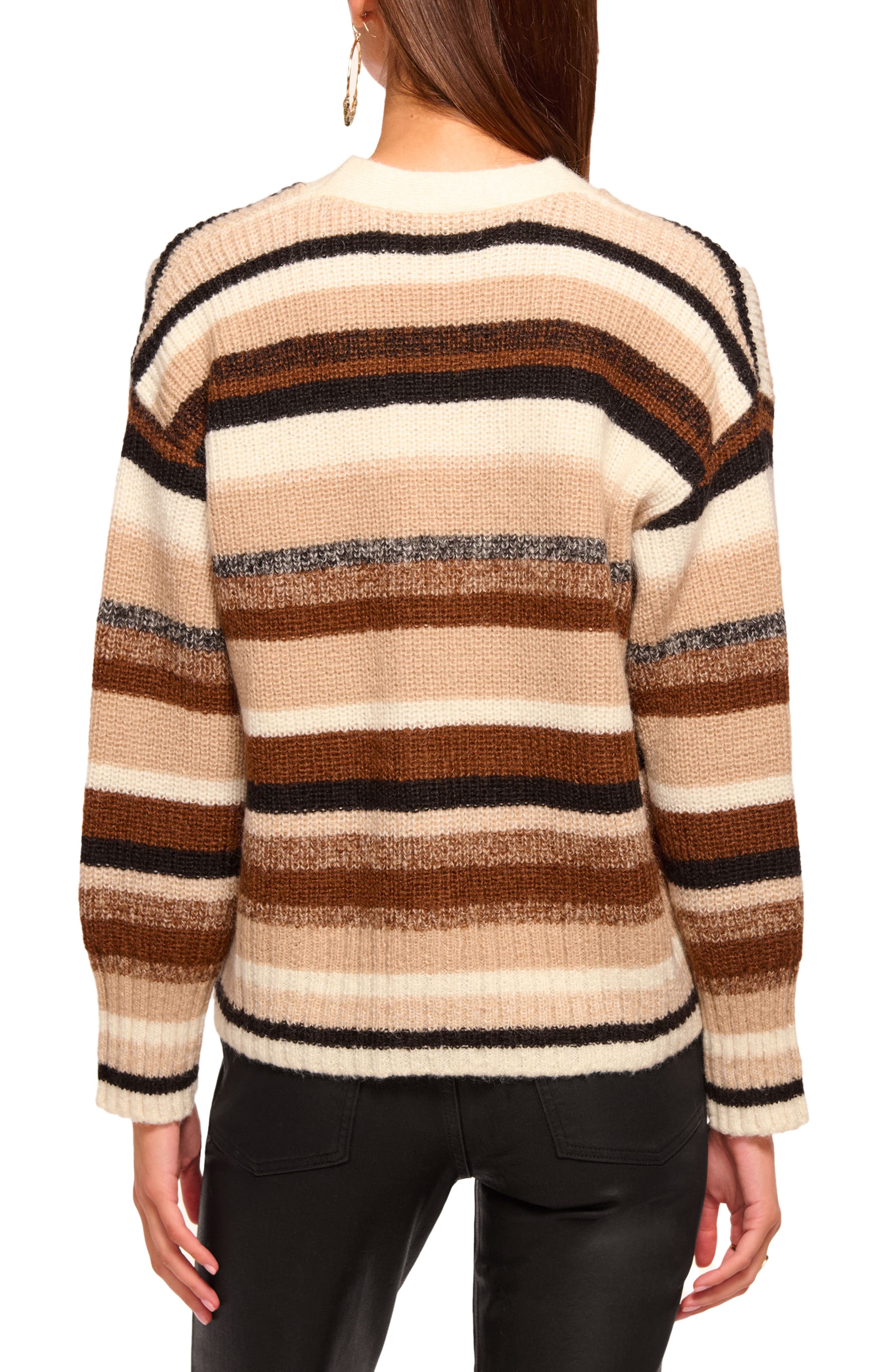 Caroline Stripe Cardigan - image 2