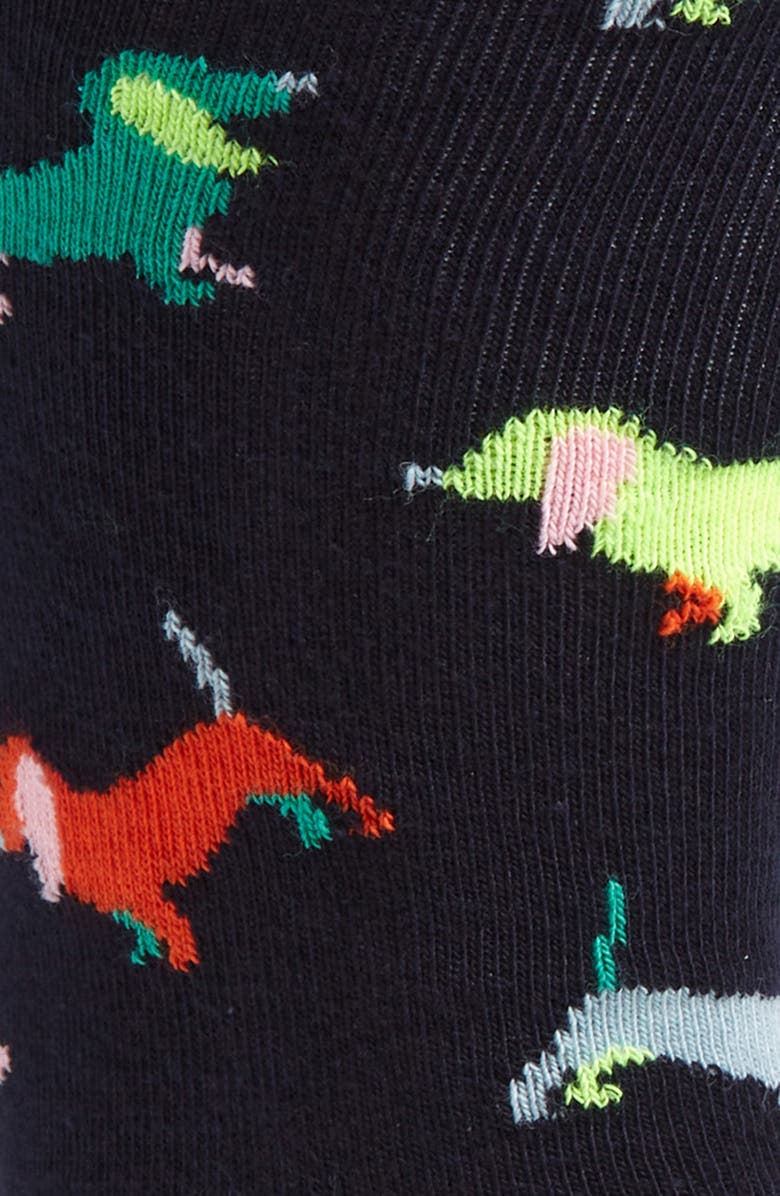 Happy Socks Puppy Love Crew Socks, Alternate, color, Navy