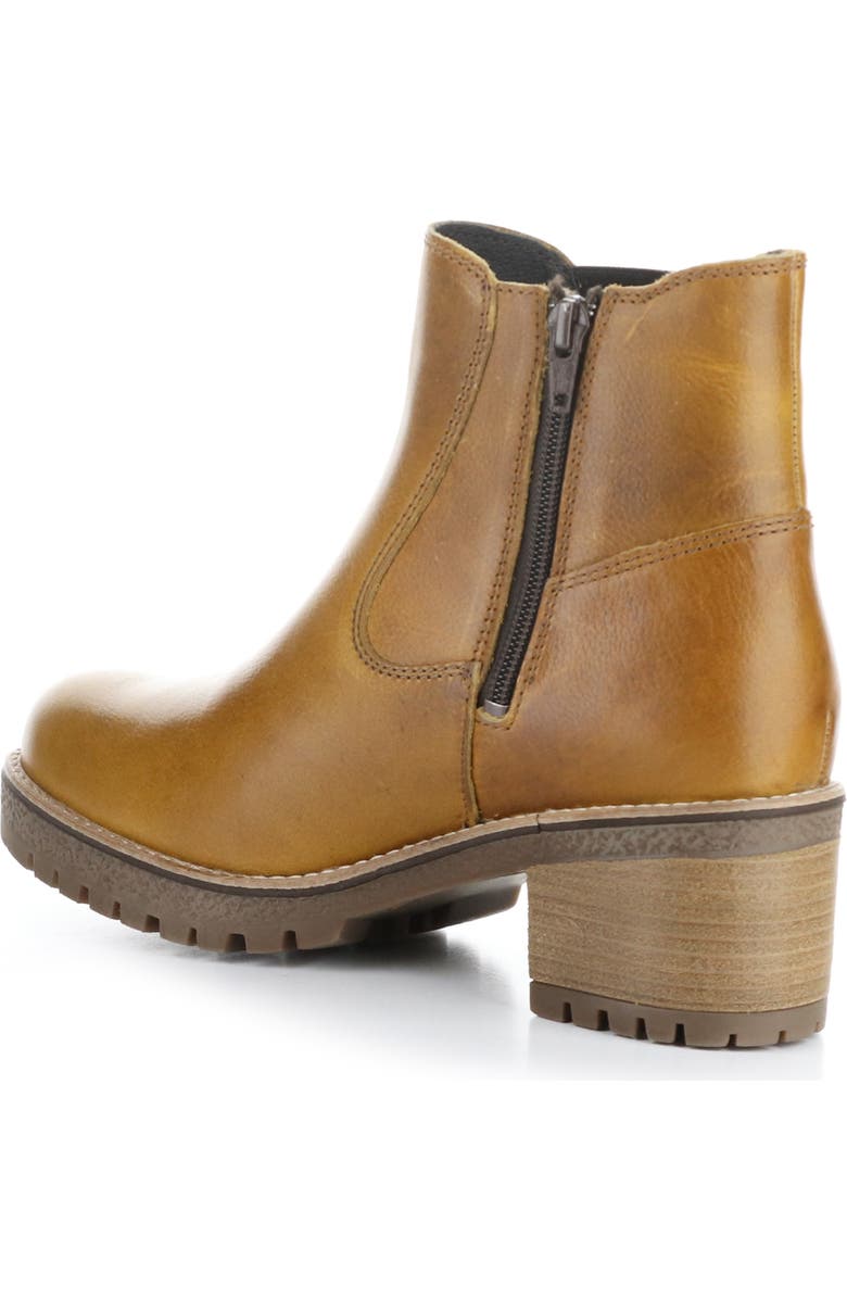 Bos. & Co. Mercy Waterproof Zip Bootie, Alternate, color, Camel Gobi