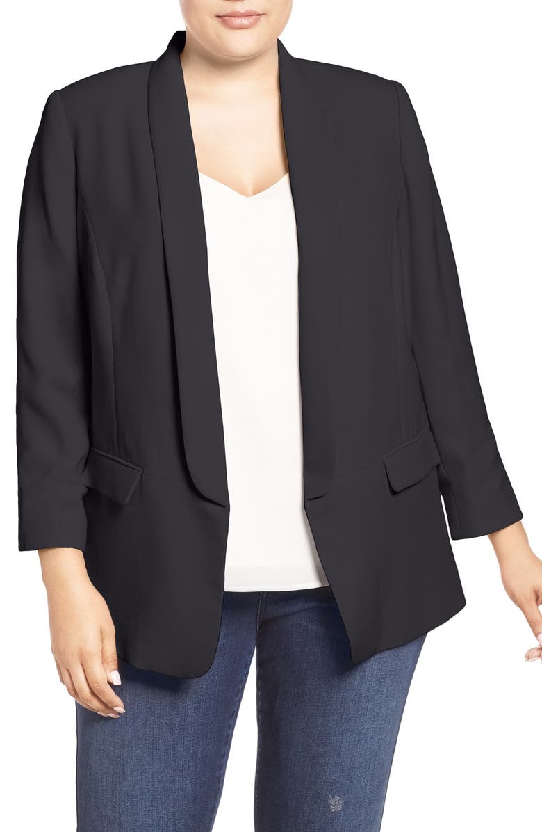 Vince Camuto Open Front Blazer, Main, color, 