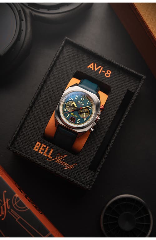 Avi-8 Bell X-1 Machbuster Chronograph Watch, 41mm In Green