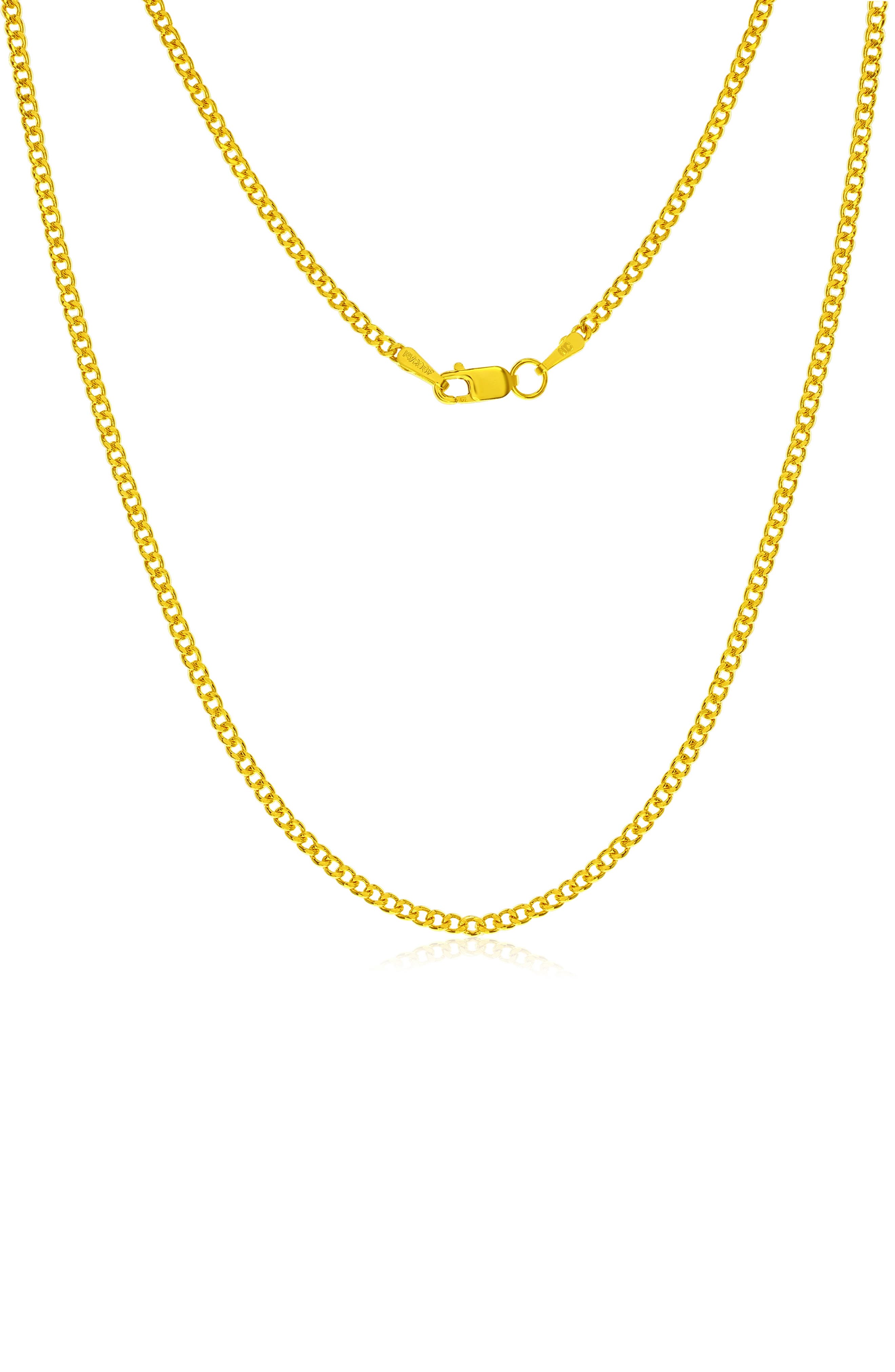 14k Gold Fill Cuban Chain Necklace