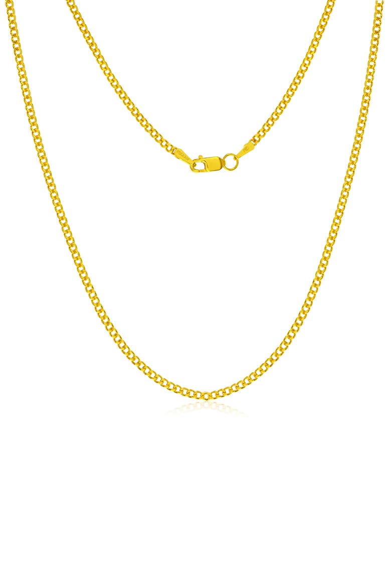 14k Gold Fill Cuban Chain Necklace, Main, color, GOLD