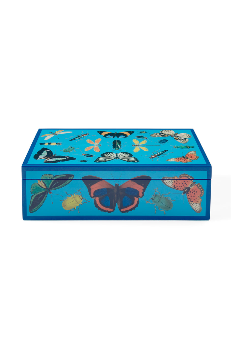 Botanist Lacquer Box, Alternate, color, Blue