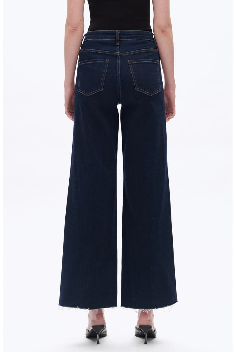 Beth High Waist Wide Leg Jeans, Alternate, color, DEEP WATER