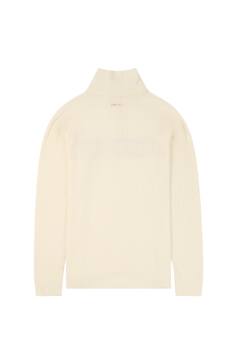 Amundsen Hero's Hide Half Zip Mens, Alternate, color, Natural/Logo