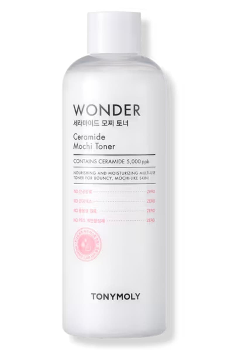 TONYMOLY Wonder Ceramide Mochi Toner, Main, color, White