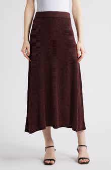 NIC+ZOE Pixel Knit Midi Skirt
