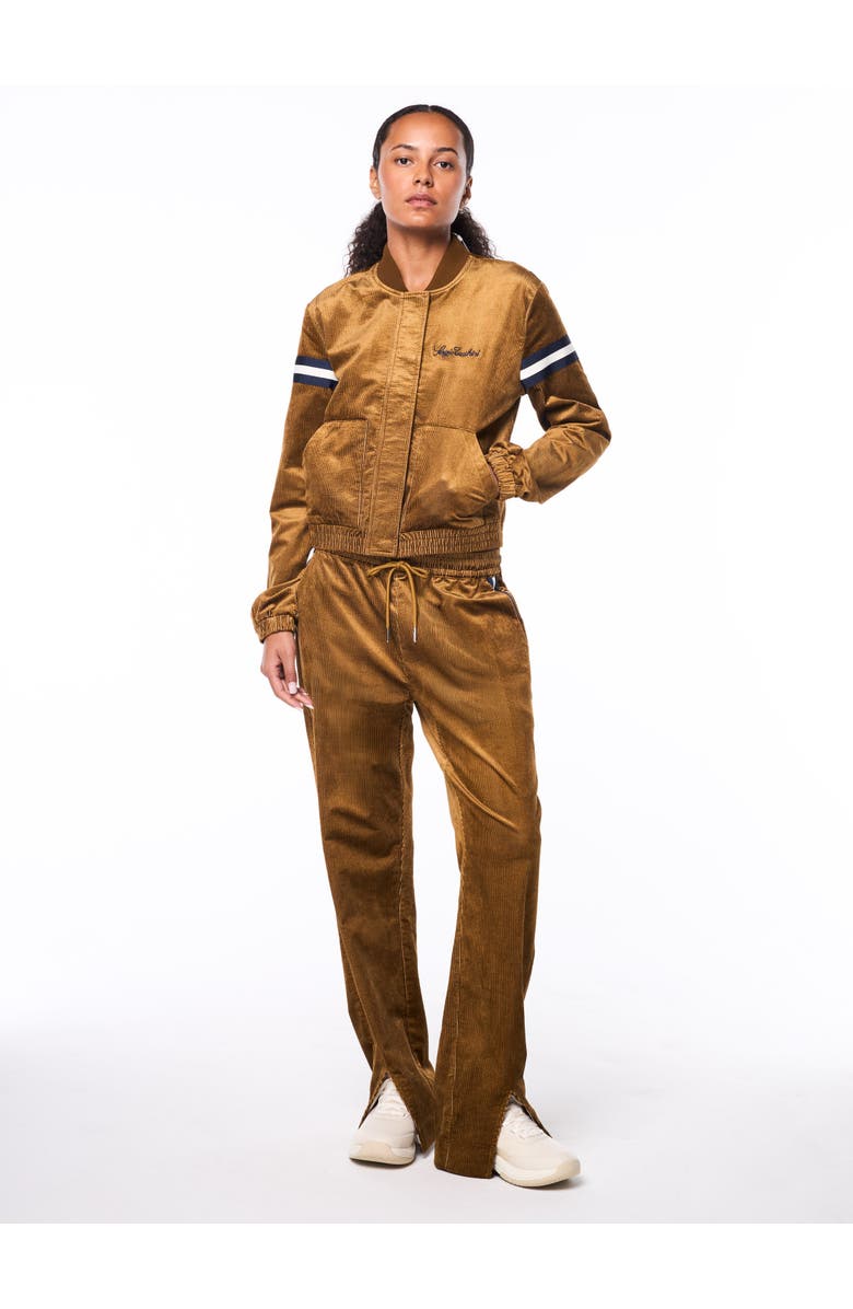 Sergio Tacchini Women's Cordurato Track Jacket, Alternate, color, Bronze Brown