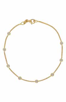 Bony Levy Monaco 18K Yellow Gold Diamond Line Bracelet