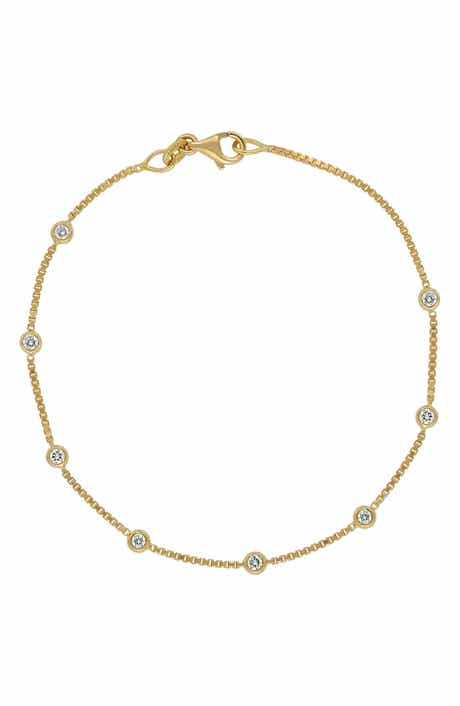 Bony Levy Monaco 18K Yellow Gold Diamond Line Bracelet