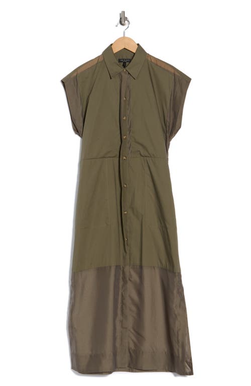 Rag & Bone Vicky Midi Dress In Green
