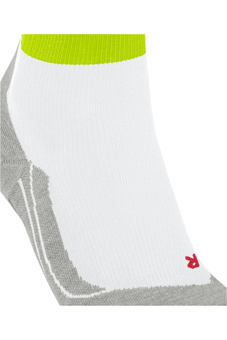 RU Compression Stabilizing Running Socks, Alternate, color, White