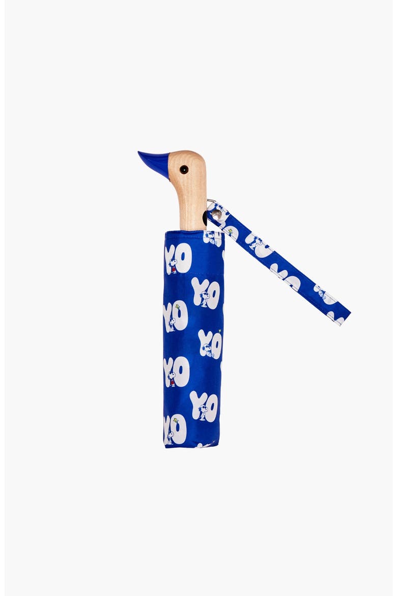 Peanuts Eco-Friendly Compact Duck Umbrella, Main, color, Yo