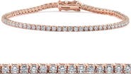 Bliss Diamond 2 Ct Lab Grown Diamond Tennis Bracelet 7" 14k Gold