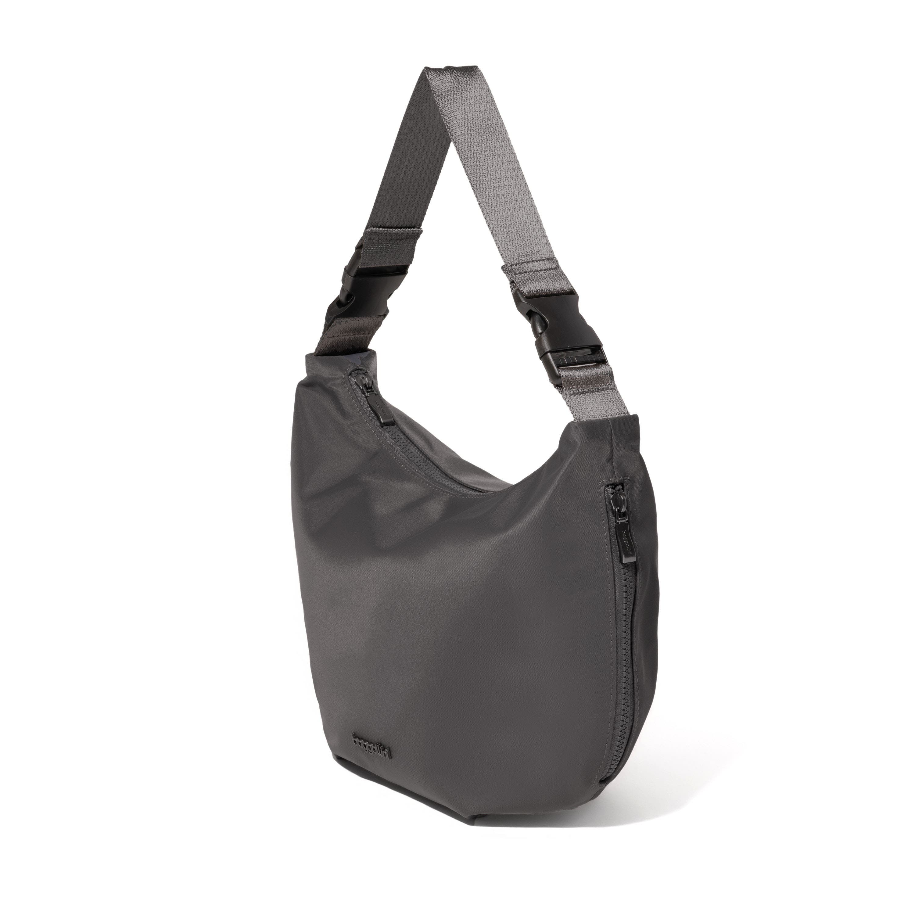 Crescent Convertible Hobo, Alternate, color, Smoke Twill