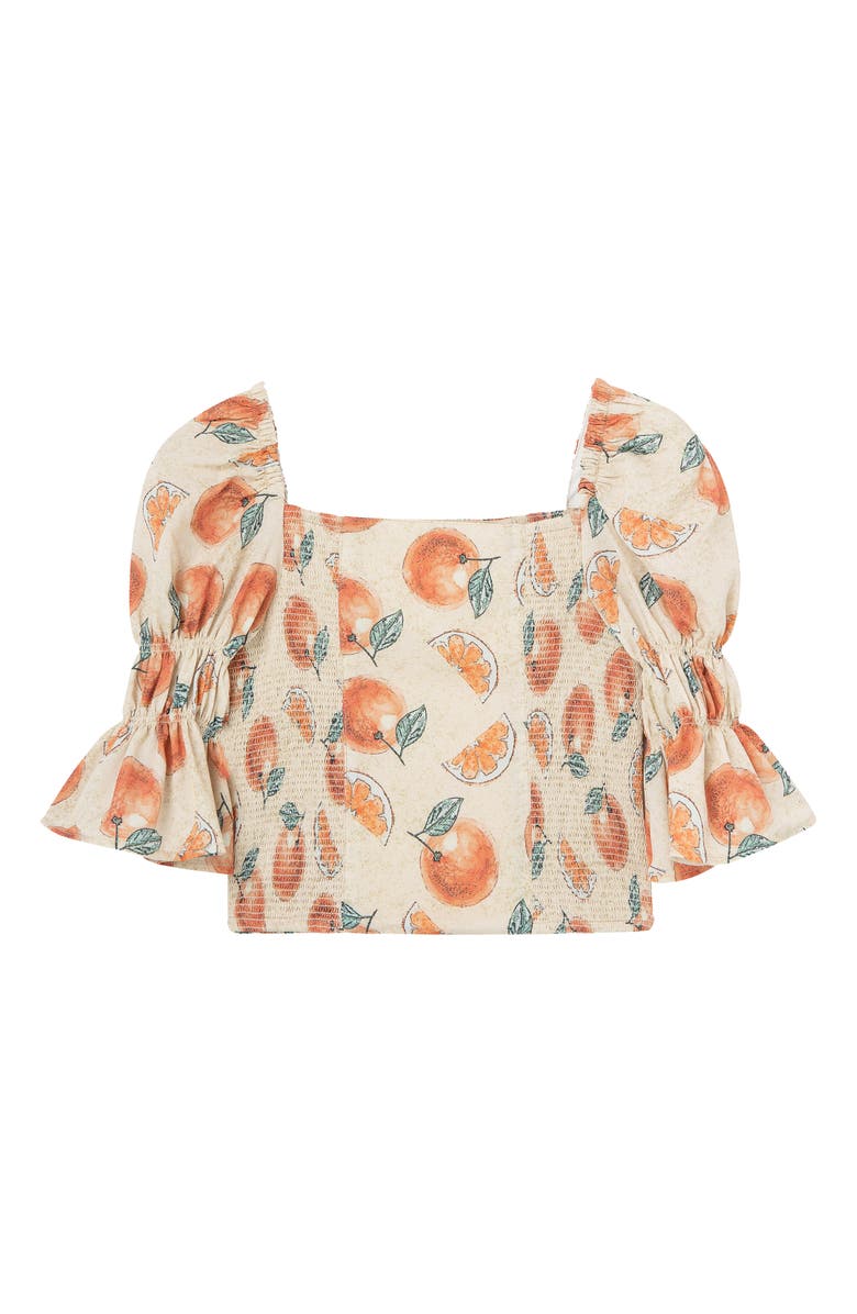 Truce Kids' Smocked Square Neck Top, Main, color, 