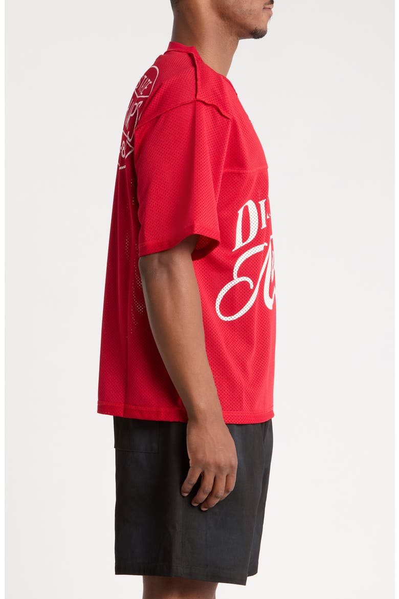 State Champs Mesh Practice Jersey, Alternate, color, RED/ WHITE
