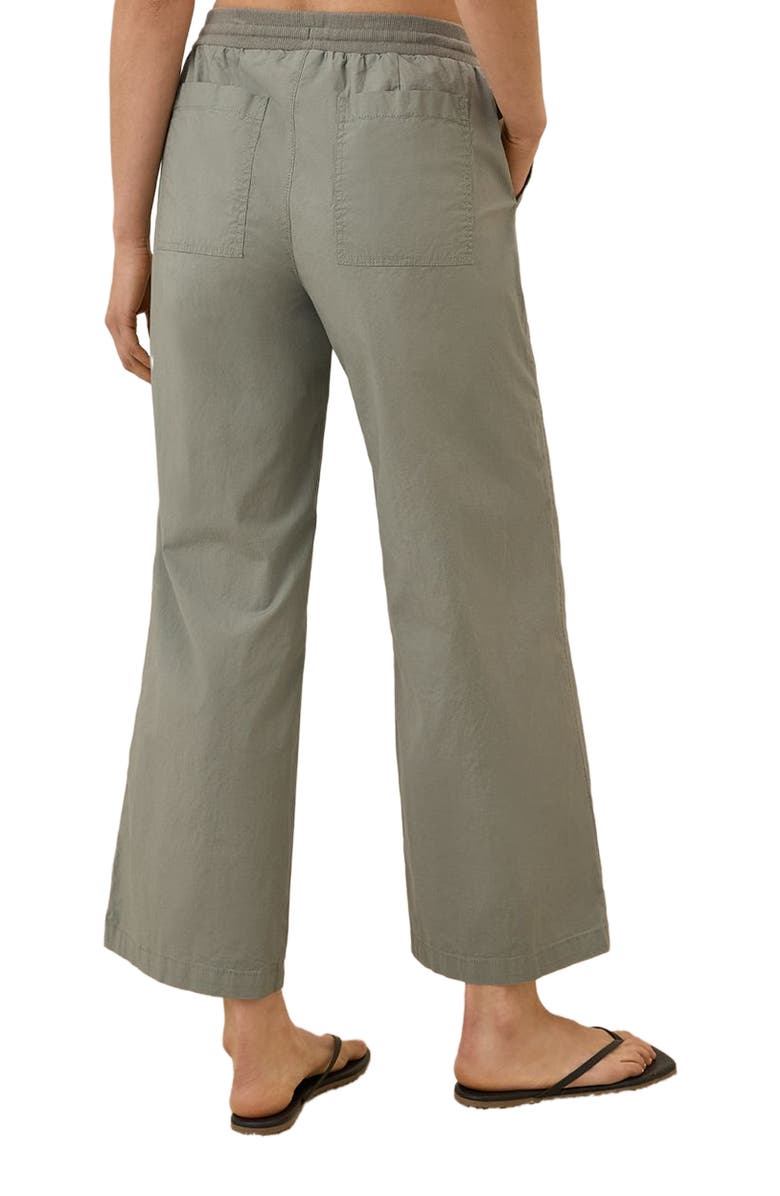 Pact Organic Cotton Monterey Poplin Wide Leg, Alternate, color, Shadow