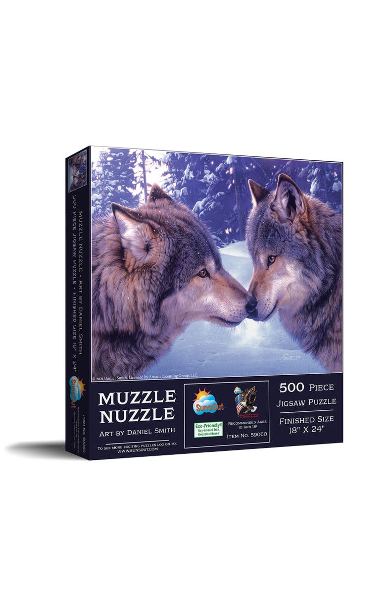 Sunsout Muzzle Nuzzle 500 piece Jigsaw Puzzle for Adults, Main, color, Multicolor